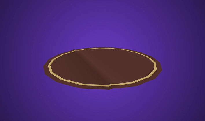 Round Rug — Poly Pizza 3D model by Quaternius