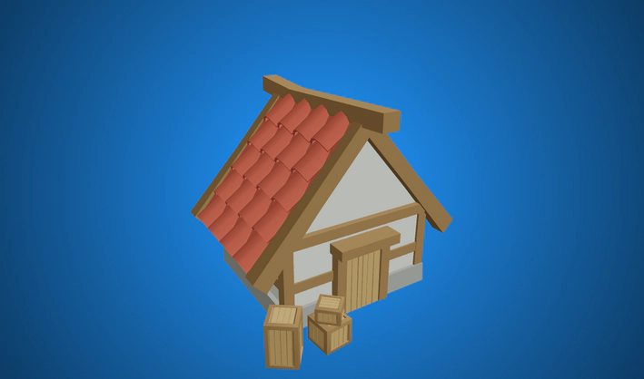 House — Poly Pizza 3D model by Quaternius