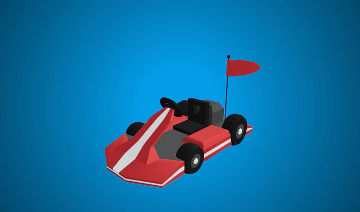 Go kart — Poly Pizza 3D model by Poly by Google
