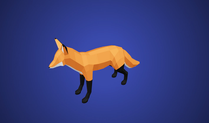 Fox — Poly Pizza 3D model by madtrollstudio
