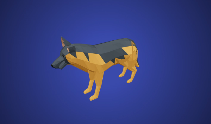 Dog — Poly Pizza 3D model by madtrollstudio