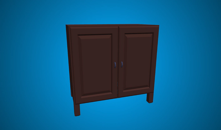 Cabinet — Poly Pizza 3D model by CreativeTrio