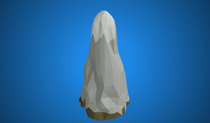 Mountain — Poly Pizza 3D model by Quaternius